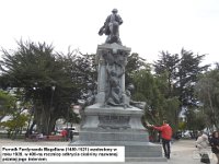 066 DSCN4562  Pomnik Ferdynanda Magellana (1480-1521) wzniesiony w roku 1920, w 400-nÄ
 rocznicÄ odkrycia cieÅniny nazwanej pÃ³Åºniej jego imieniem.