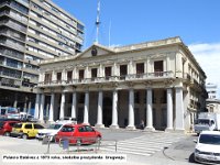 053 DSCN6009  Plac NiepodlegÅoÅci.  Palacio EstÃ©vez â dawna siedziba prezydenta Urugwaju zbudowany w roku 1873.
