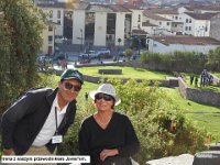 083 DSCN1990  Irena z naszym przewodnikiem Javier'em.